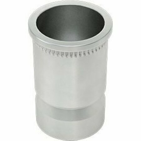 BSC PREFERRED Low-Profile Rivet Nut Tin-Zinc-Plated Aluminum 6-32 Internal Thread 0.355 Long, 10PK 98560A573